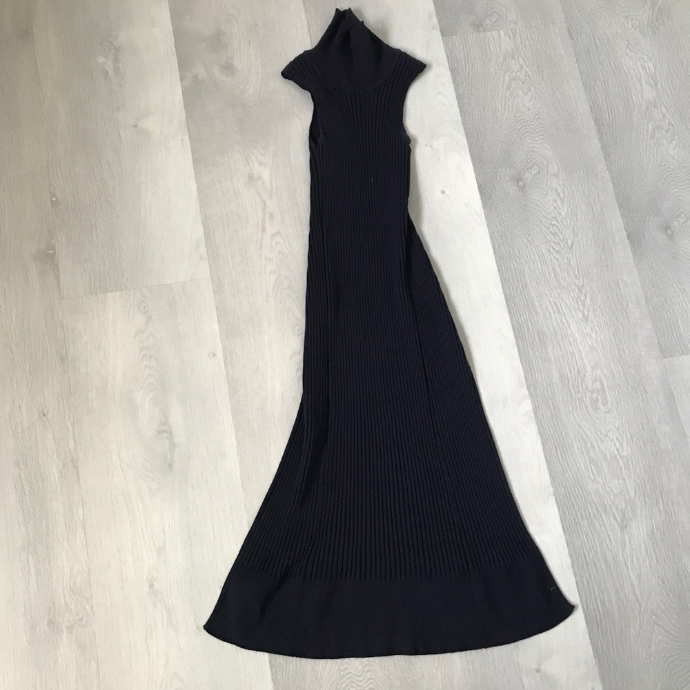 SEA NEW YORK LOCK NECK TUNIC OPEN BACK MAXI TOP WOMENS SMALL